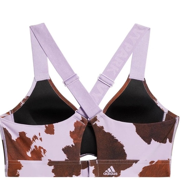 adidasx Ivy Park cow-print bra top M - Picture 2 of 8